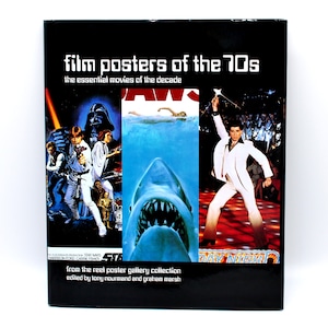 Film Posters of the 70s: The Essential Movies of the Decade, Hardcover 1998, Tony Nourmand, Graham Marsh, Vintage Cinema Collectible Books