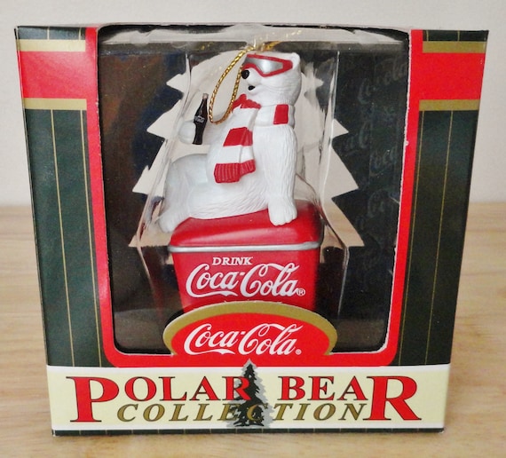 Coca Cola Polar Bear Collection Christmas Tree Vintage Etsy