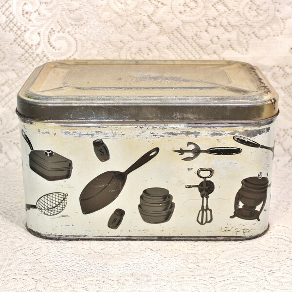 Copper Bread Box Etsy