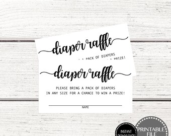 printable baby shower game diaper raffle ticket printable etsy diaper raffle tickets printable