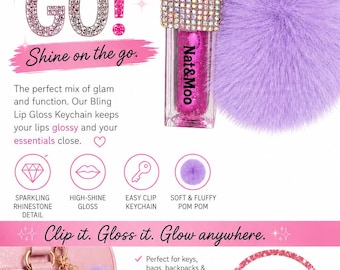 Glow Getter Gloss Keychains