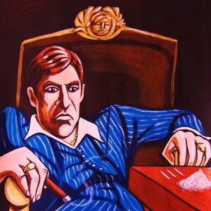 Scarface Movie Tony Montana Al Pacino Print poster