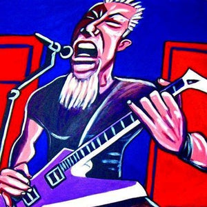 James Hetfield Metallica Print Poster