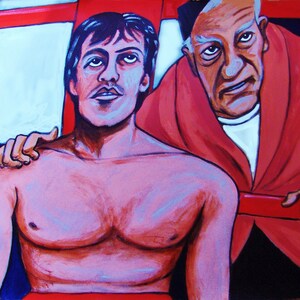 Rocky Balboa und Mickey Movie Sylvester Stallone Print Poster