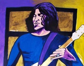 Jack White Stripes Print poster Raconteurs Gretsch Thunderbird Guitar