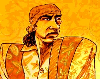 Steve Van Zandt Print Poster Rock Guitar