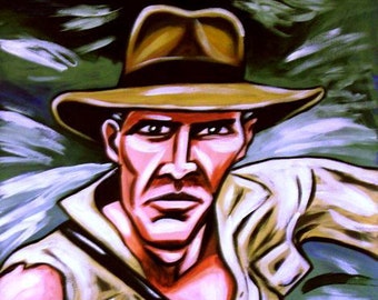 Indiana Jones Movie Print Poster Harrison Ford