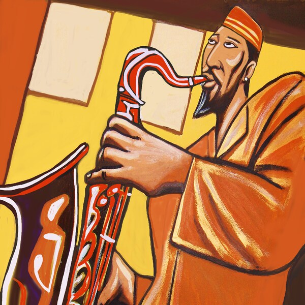 George Adams Print Poster Jazz Saxophone Sax