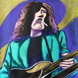 Jimmy Page Impressão Pôster Led Zeppelin
