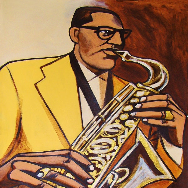 Jerome Richardson Print Poster Jazz Saxophone