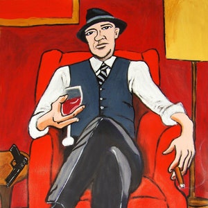 Czarna lista plakat wydrukowany Raymond Reddington James Spader