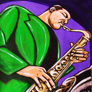 James Carter imprime pôster jazz saxofone