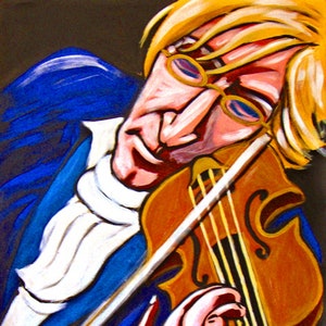 Niccolo Paganini Violin Print Poster Classical Music