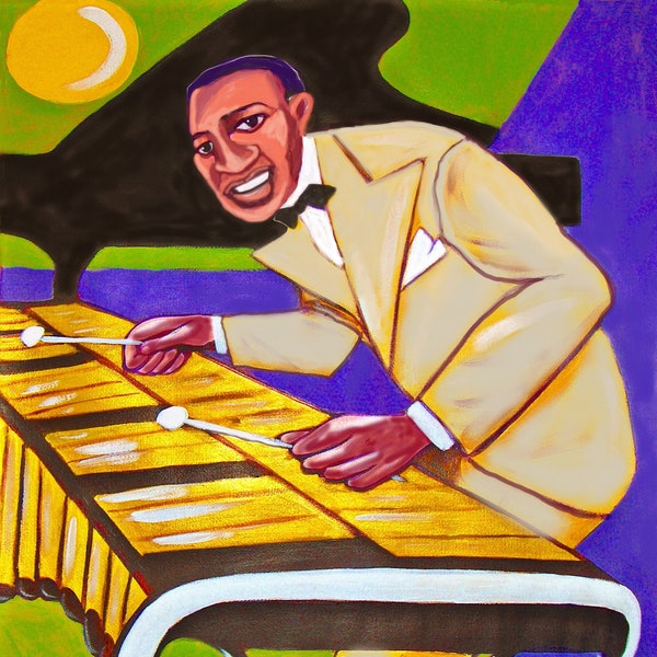 Lionel Hampton Print Poster Jazz Vibraphone Vibes