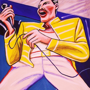 FREDDIE MERCURY PRINT poster queen night at the opera