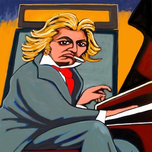 Ludwig Van Beethoven Print Poster