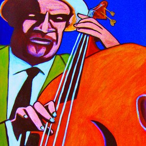 Willie Dixon Print Poster Blues Bass