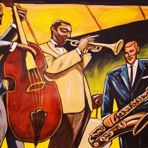 Quinteto de Miles Davis em Newport Imprimir Pôster