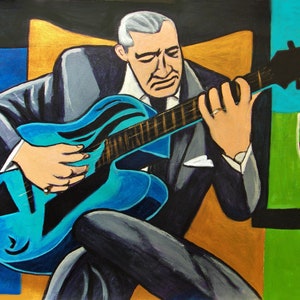 Jimmy Bruno Jazz Guitar Print Poster