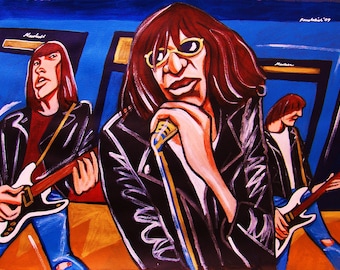 The Ramones Print Poster Punk Rock Band
