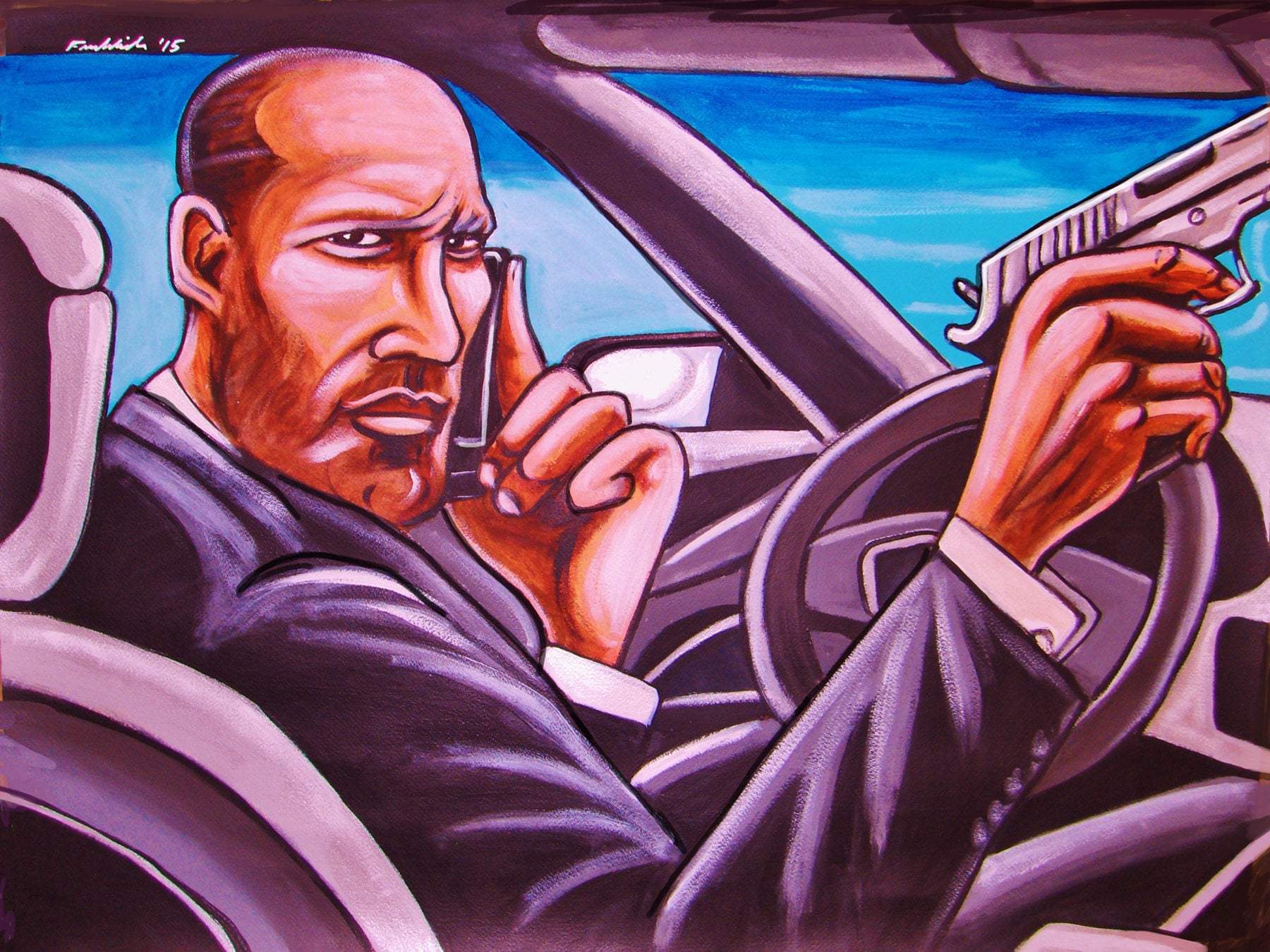 Jason Statham The Transporter Movie Print Poster 44 OFF