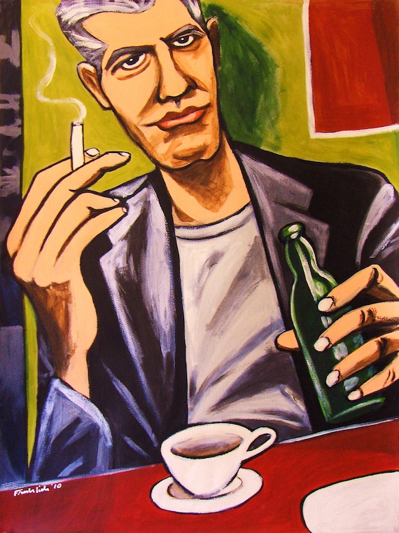 anthony bourdain coffee cigarette walked into this world with a cigarette, a sharp tongue, and an even sharper sense of empathy. He taught us that a kitchen isn't about perfection — it's about people Coffee And A Cigarette -
