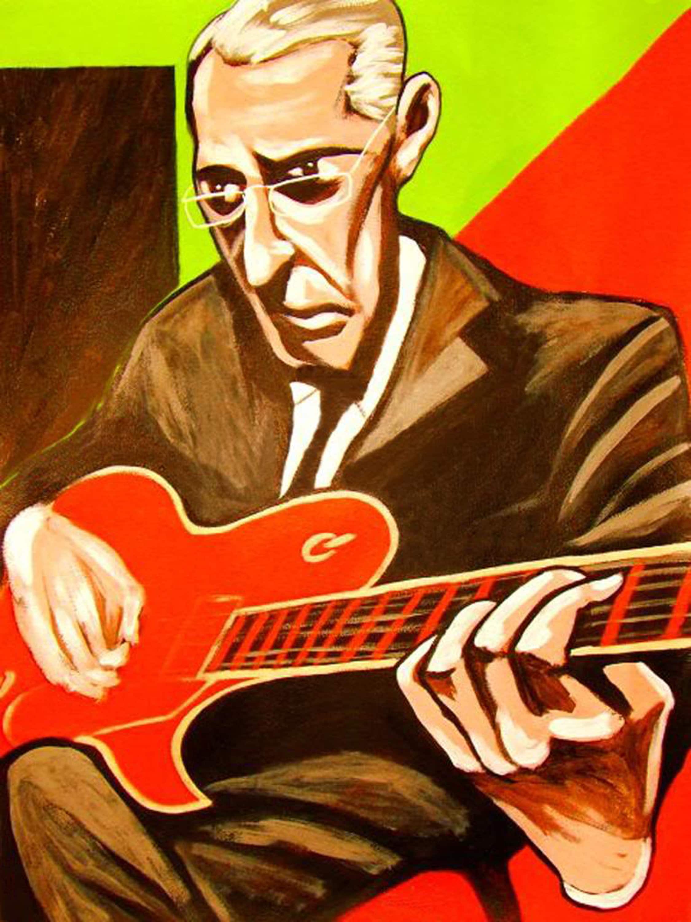 Pat Martino Jazz Guitar Print Poster