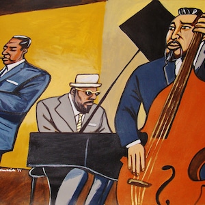Thelonious Monk John Coltrane Jazz Print Poster