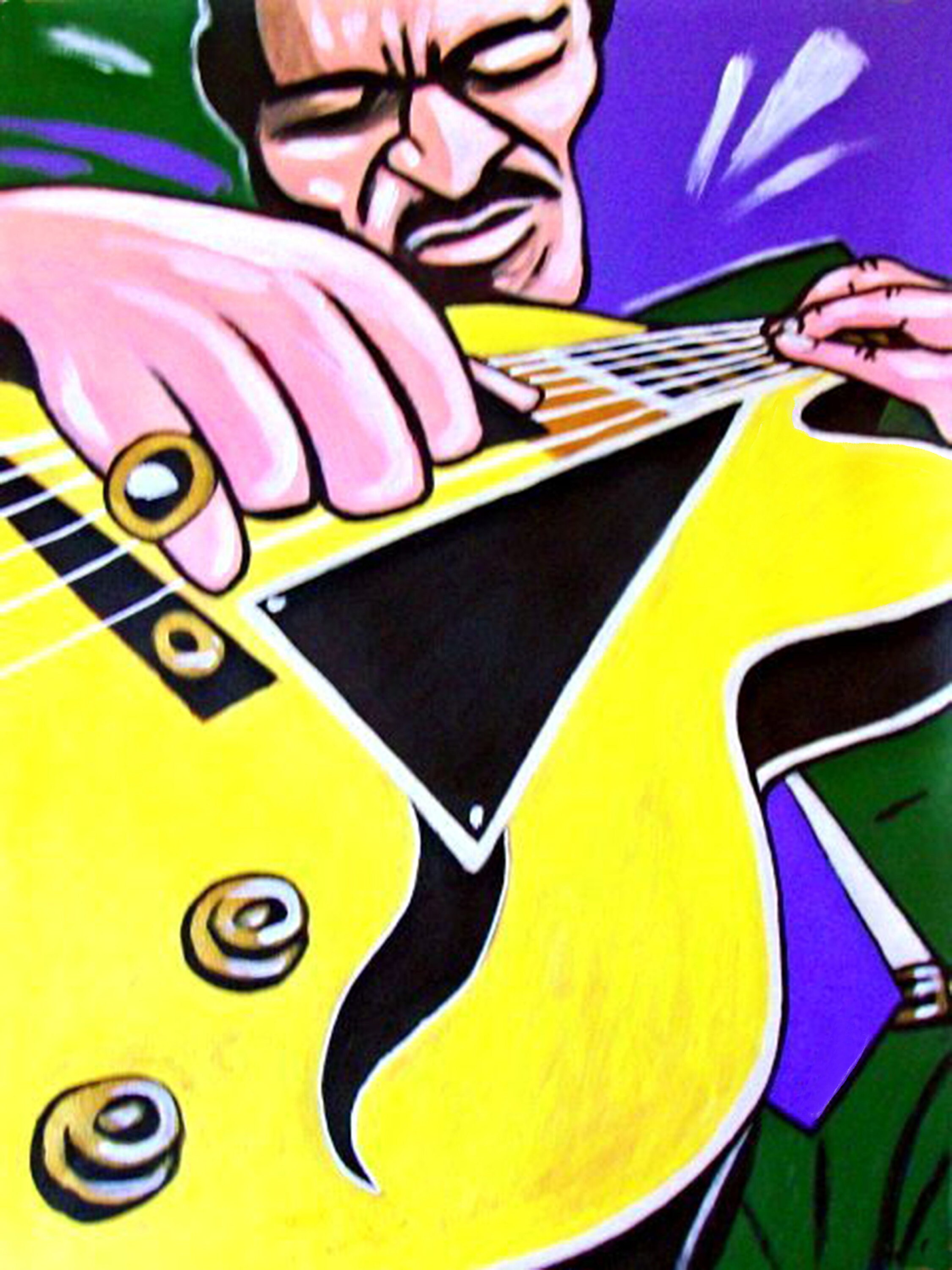Joe Pass Jazz Guitar Print Poster