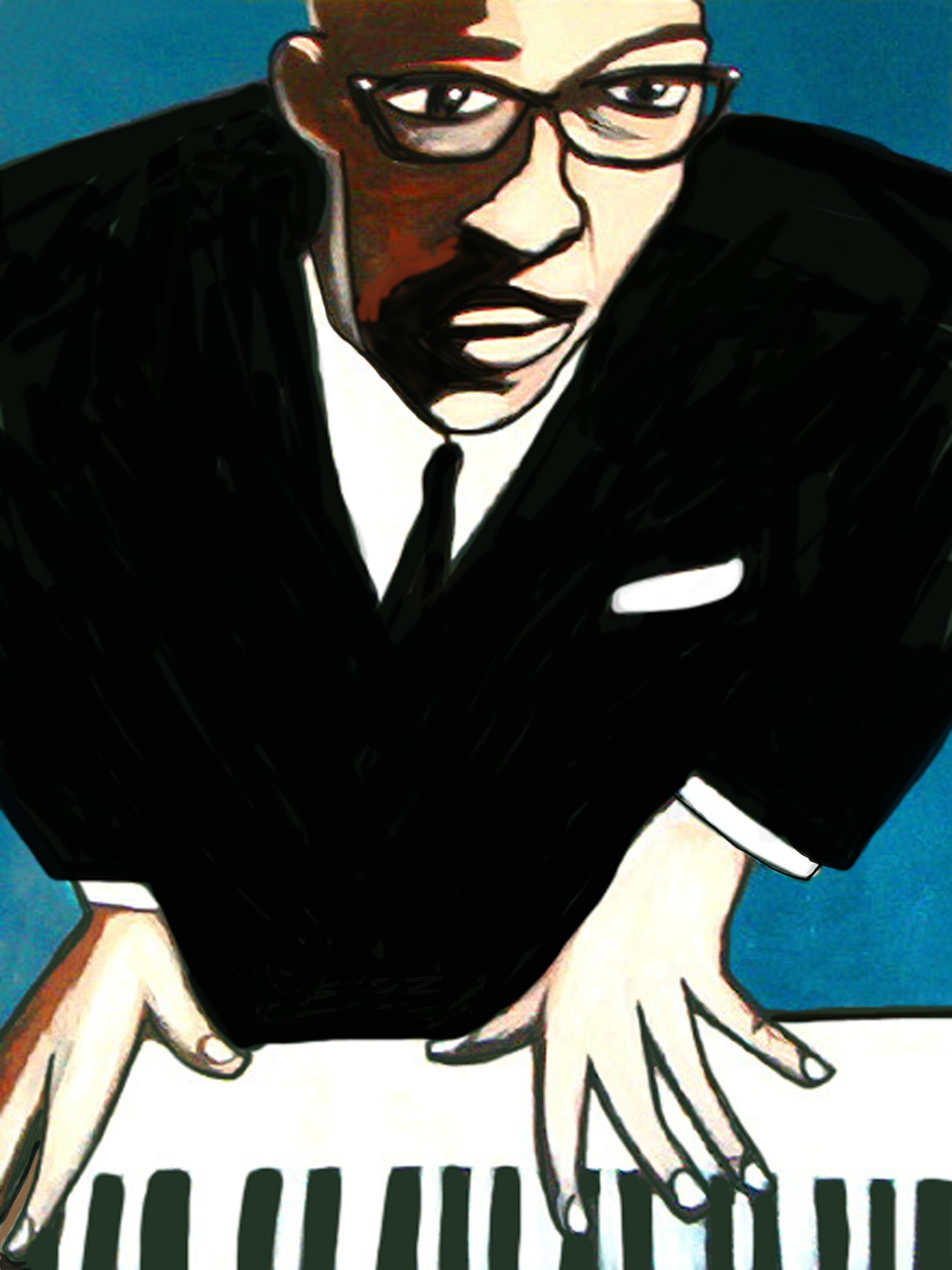 Herbie Hancock Print Poster Jazz Piano Keyboards Etsy