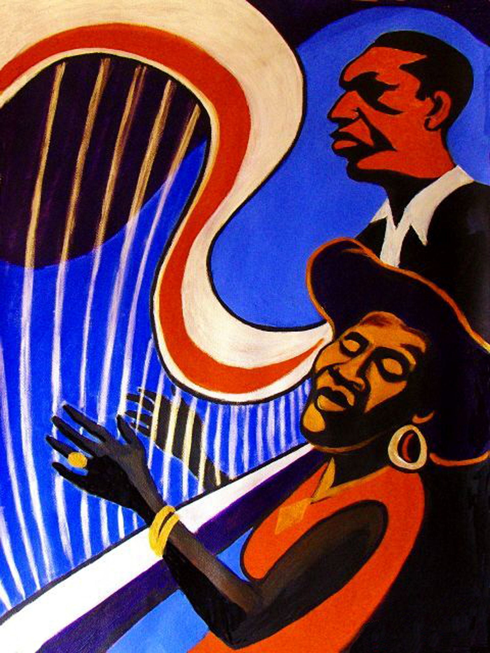 Alice Coltrane Print Poster Jazz Harp John Coltrane Etsy