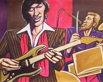The Band The Last Waltz Movie Print Poster