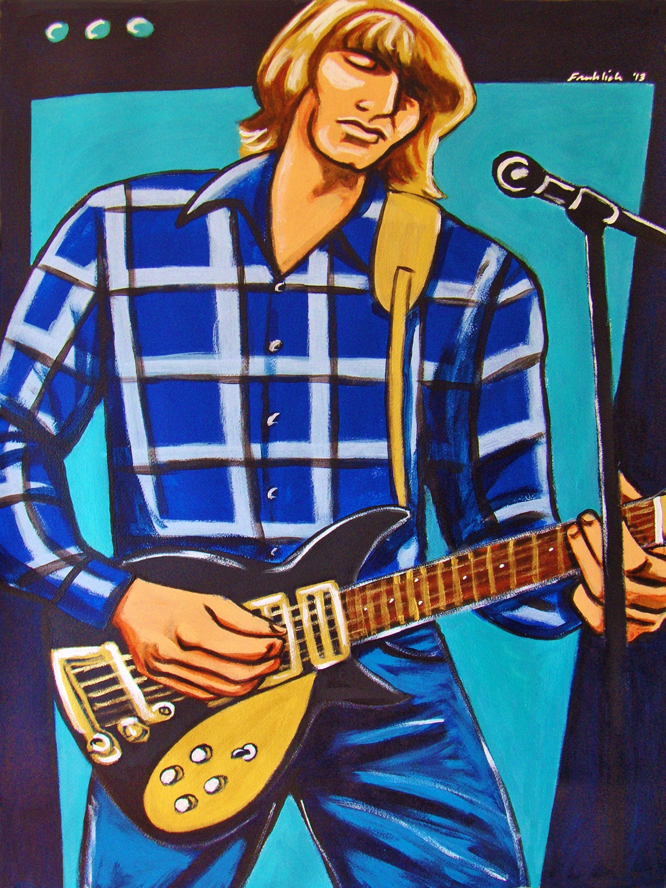 John Fogerty Creedence Clearwater Revival Print Poster - Etsy