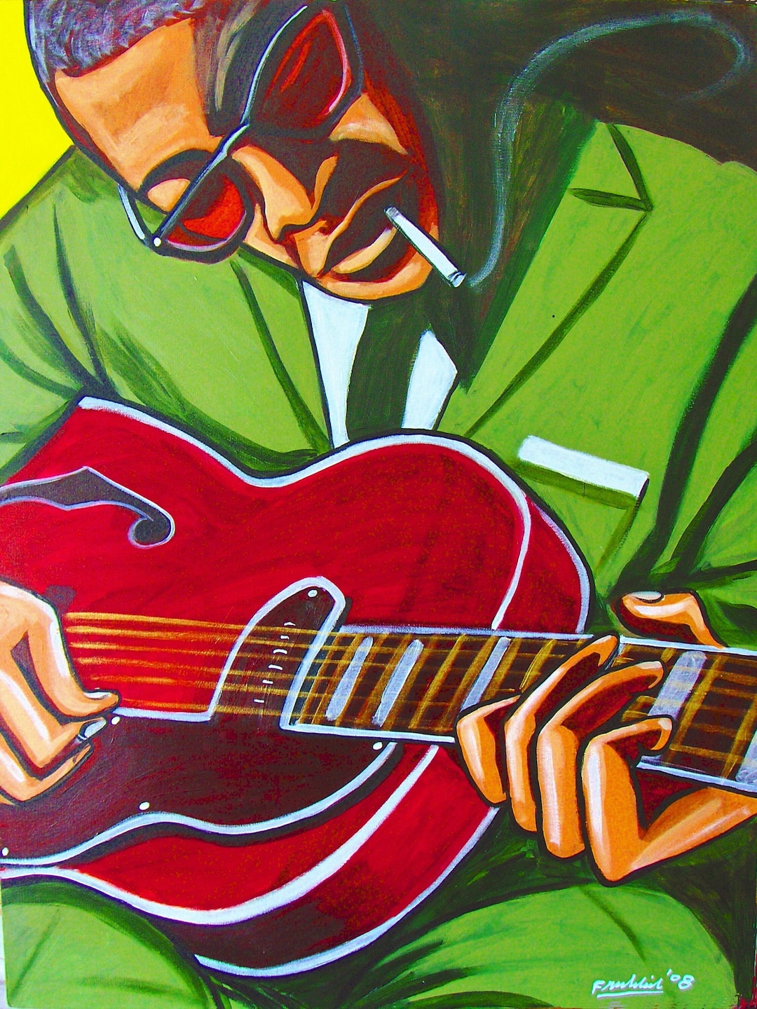 Grant Green Print Poster Jazz Guitar Master - Etsy