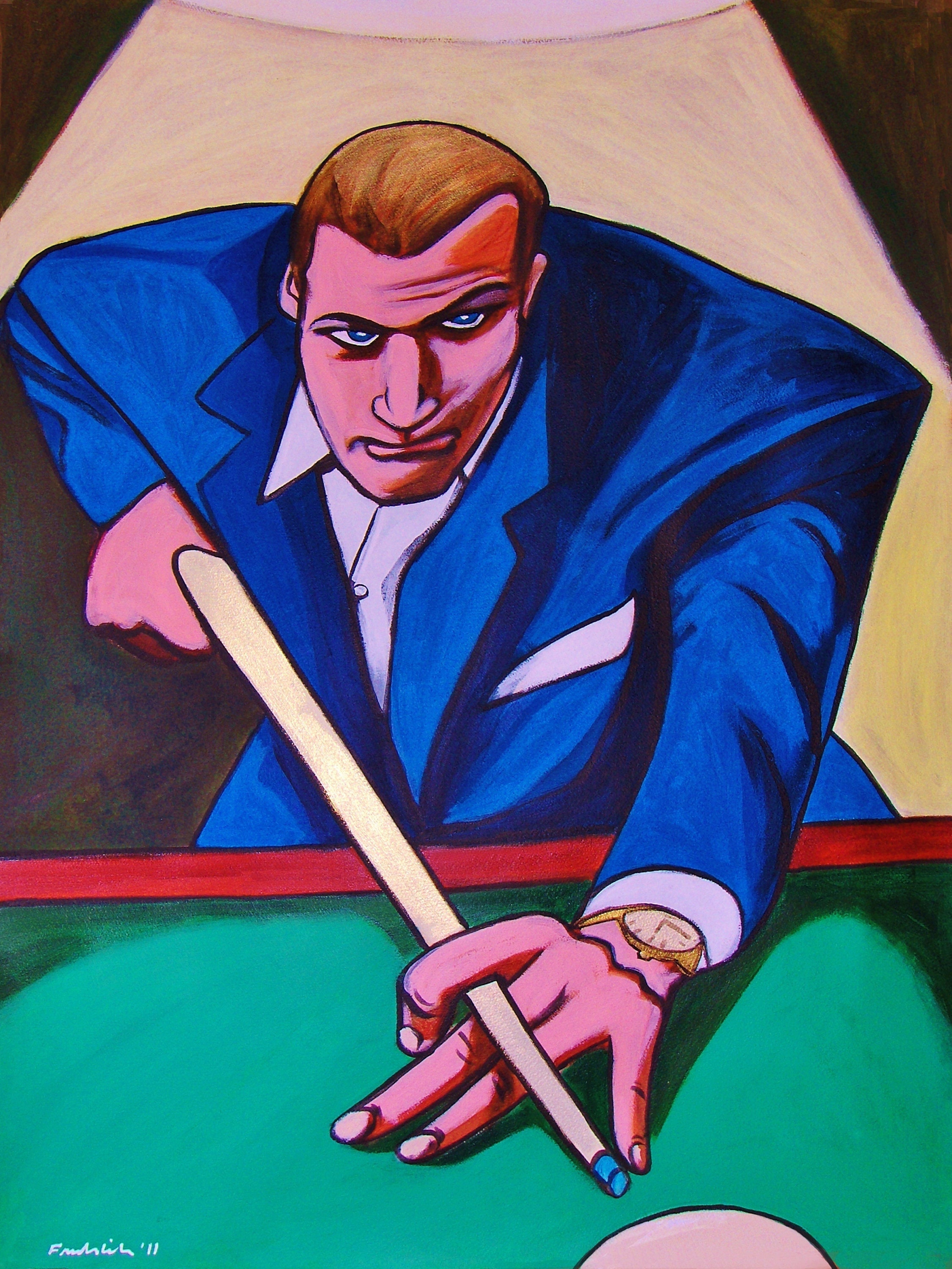 The Hustler Movie Print Poster Paul Newman Pool Table pic