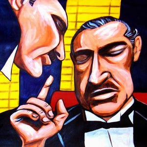 The Godfather Movie Marlon Brando Print Poster