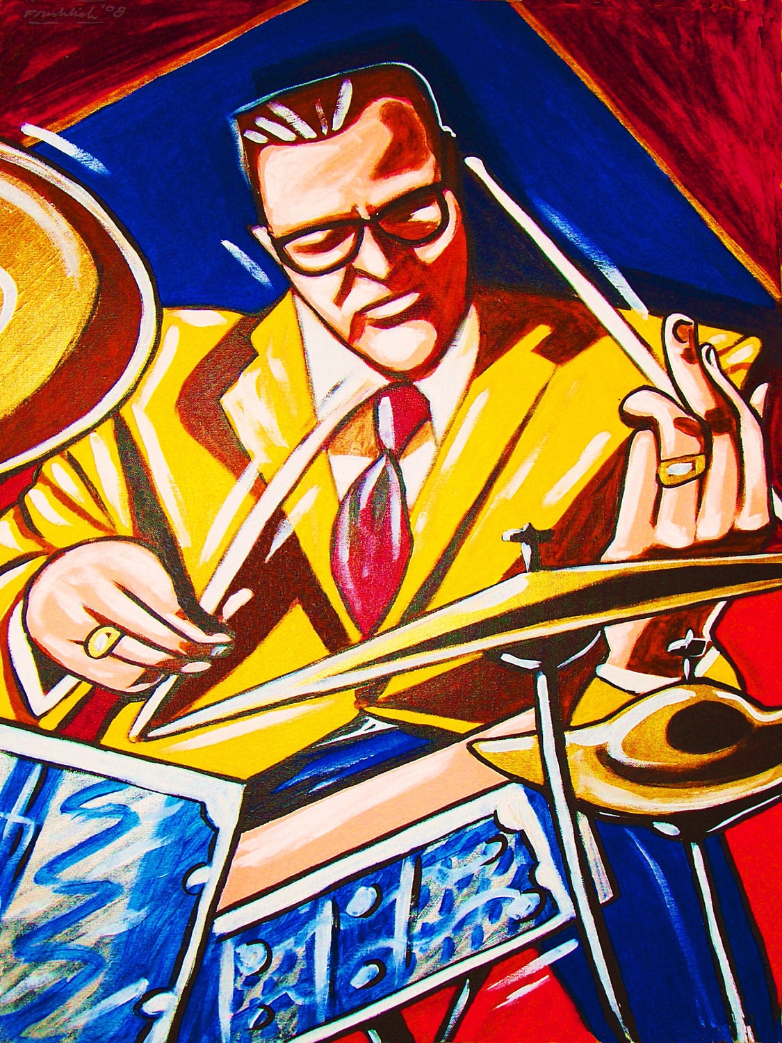 Dave Brubeck Drummer Joe Morello Print Poster Etsy