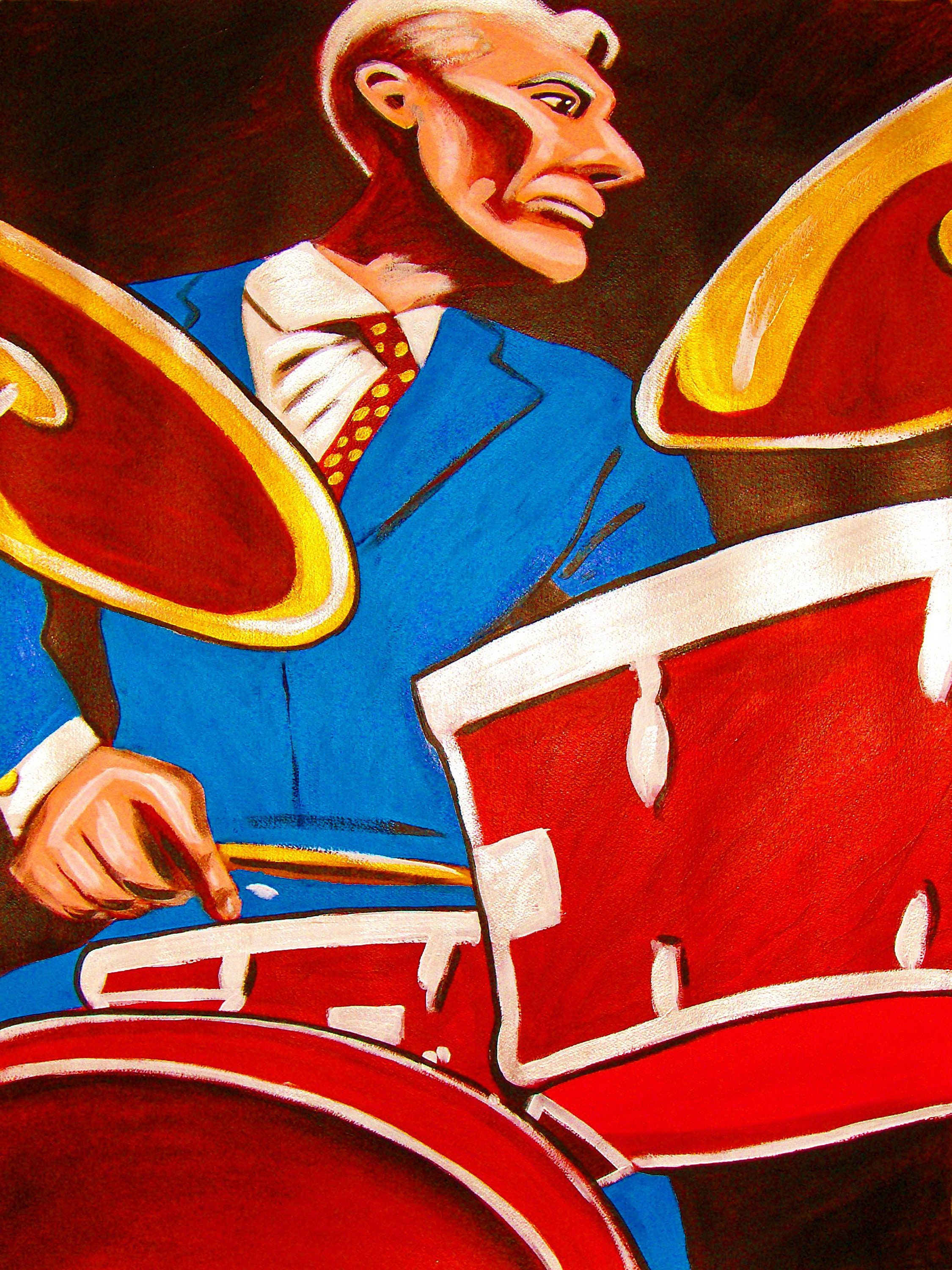 チャーリー・ワッツ/Charlie Watts/アート ピクチャー額装