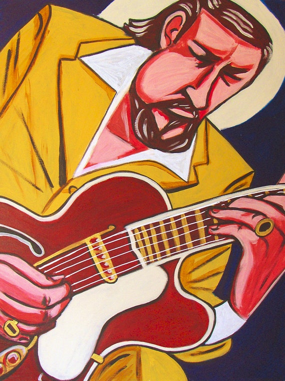 Barney Kessel Print Poster Jazz Guitar - Etsy