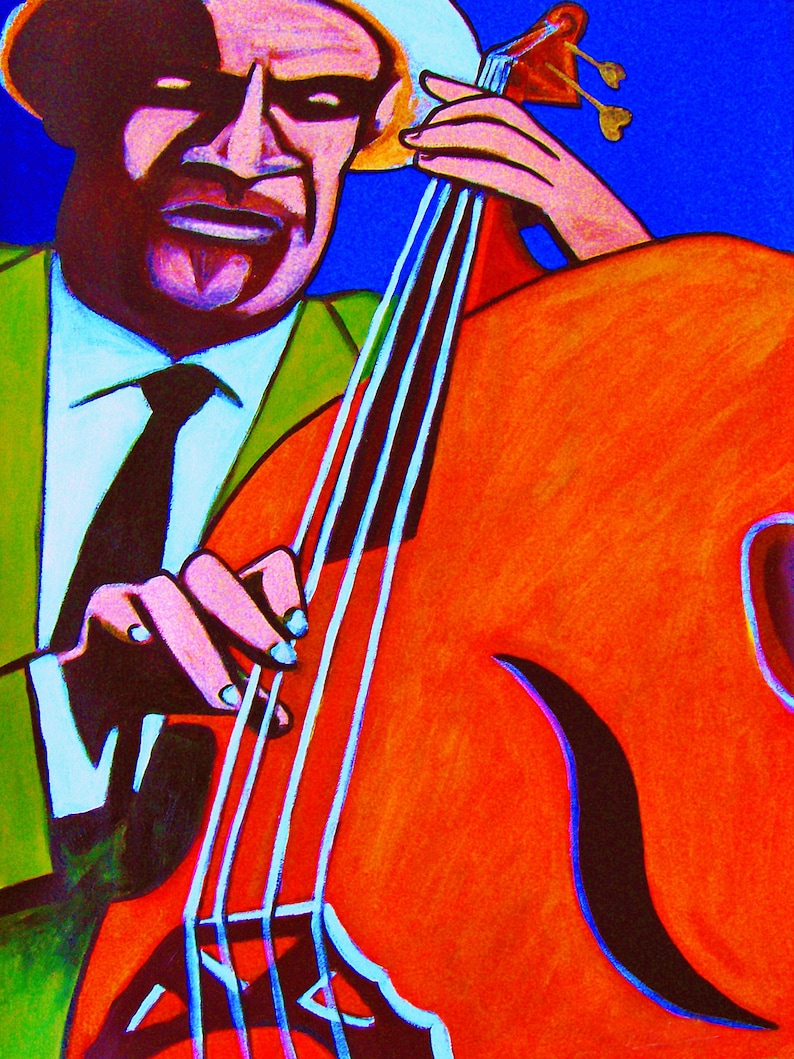 Willie Dixon Print Poster Blues Bass
