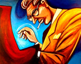 Bill Evans Jazz Piano Print poster