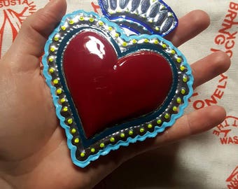 Former vote-Red heart decorated