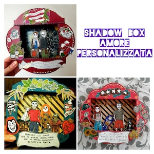Shadow box amore personalizzata