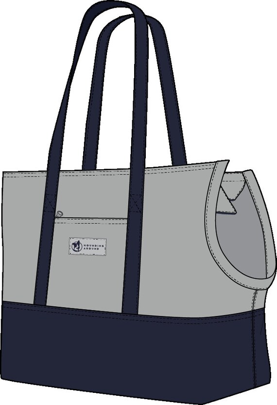 canvas pet tote