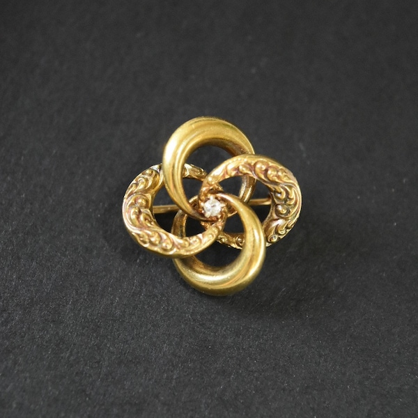 Love Knot Brooch Etsy
