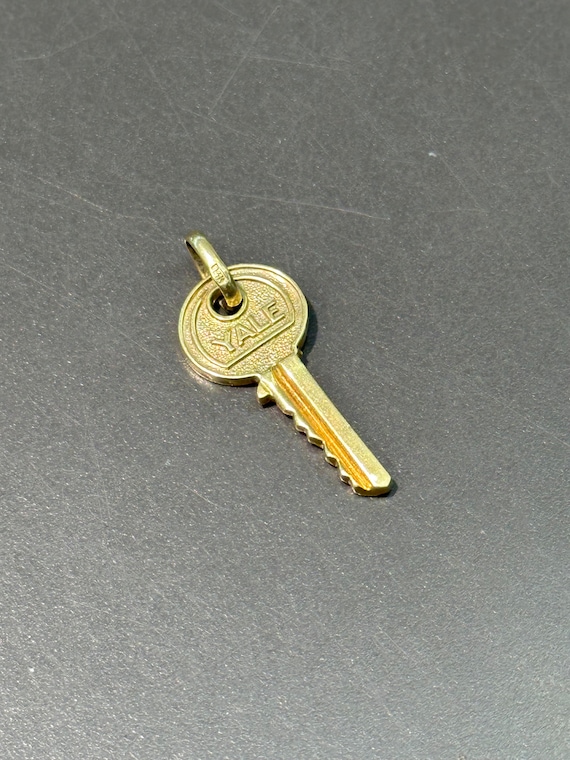 Vintage 14K Gold Yale Key