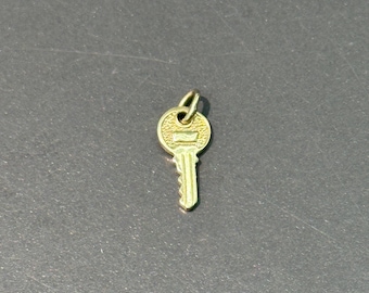 Vintage 14K Gold Mini Schlüsselanhänger