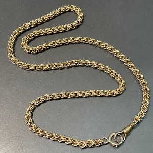 Antique 18K Gold Fancy Link Watch Chain 20.0 inch