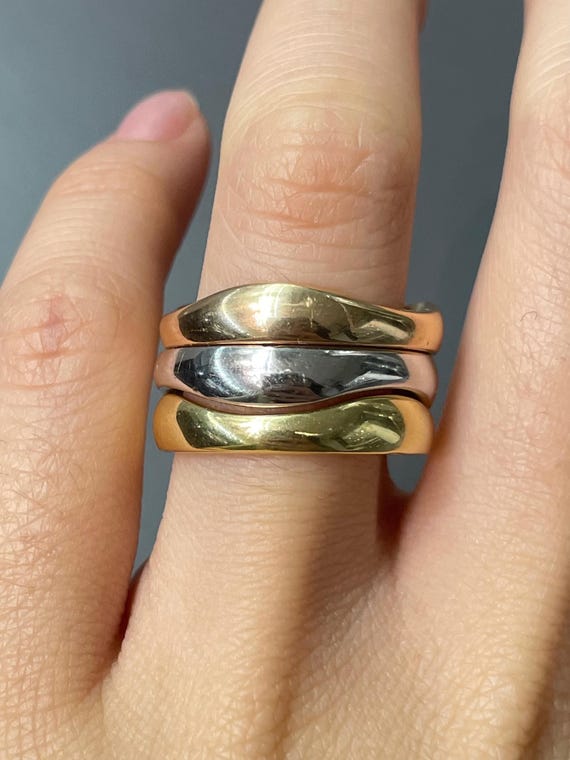 Diamond Ring Trinity Dreifach Ring Cartier Authentic Cartier