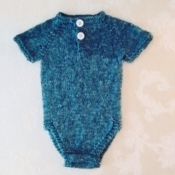knitted onesie baby